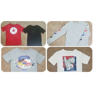 Lot of 5 Converse Shirts Big Boys Bundle